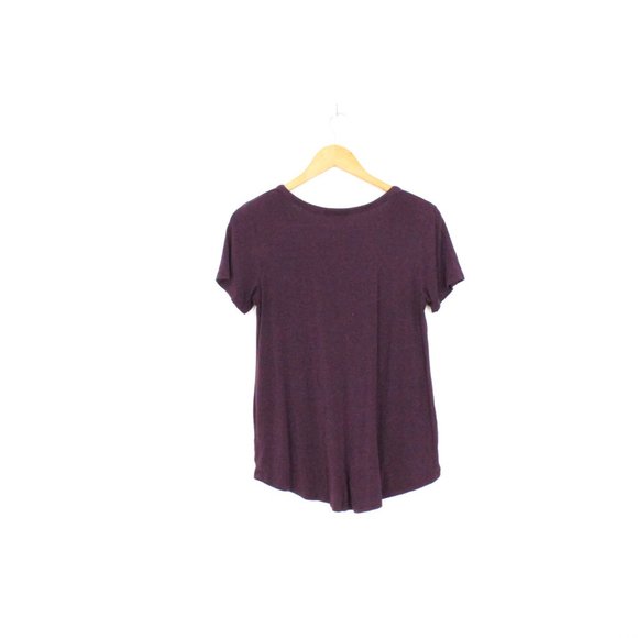 *Eclipse Cross V Neck Purple T Shirt - Picture 5 of 6